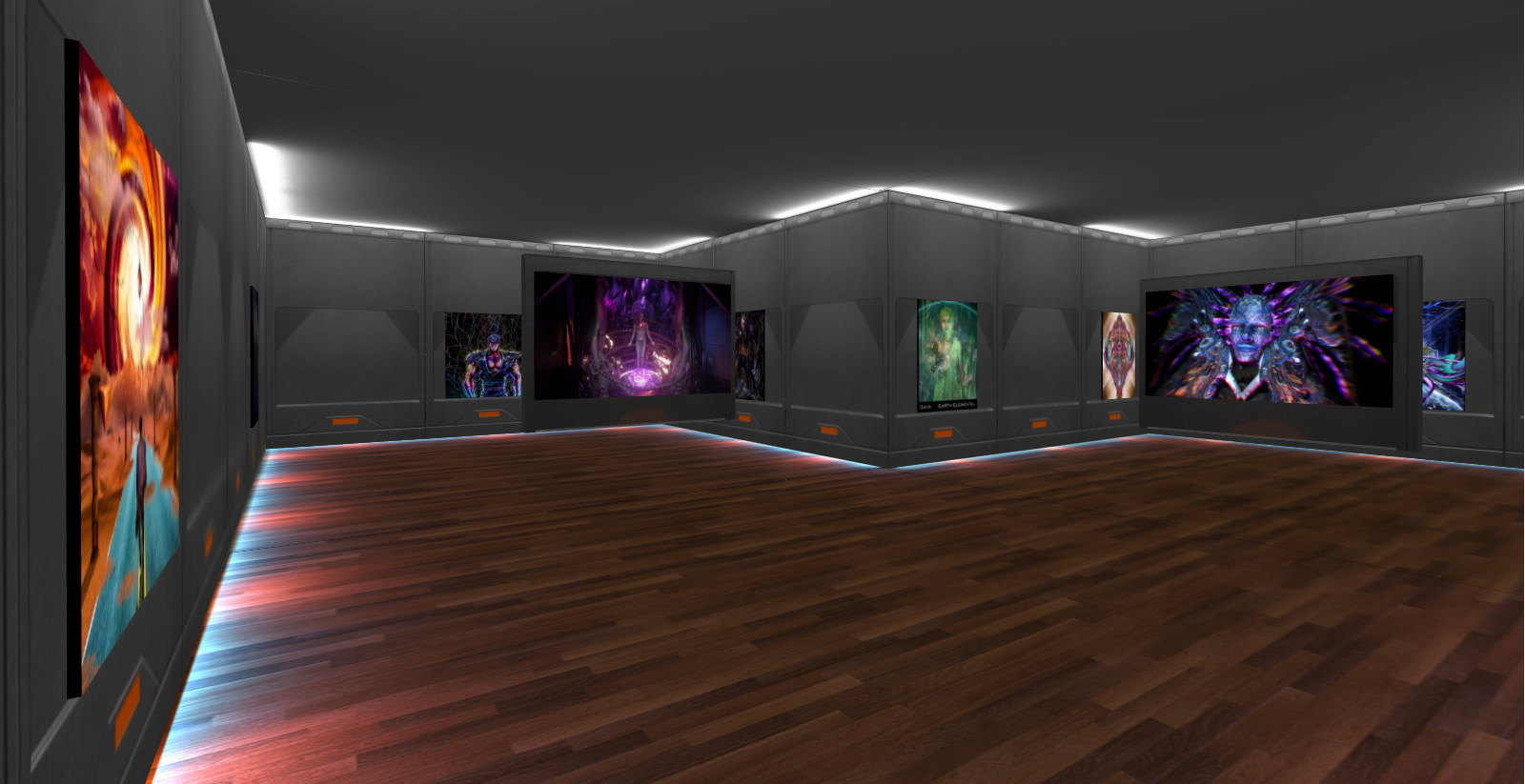 OnCyber Digital 3D Art Gallery