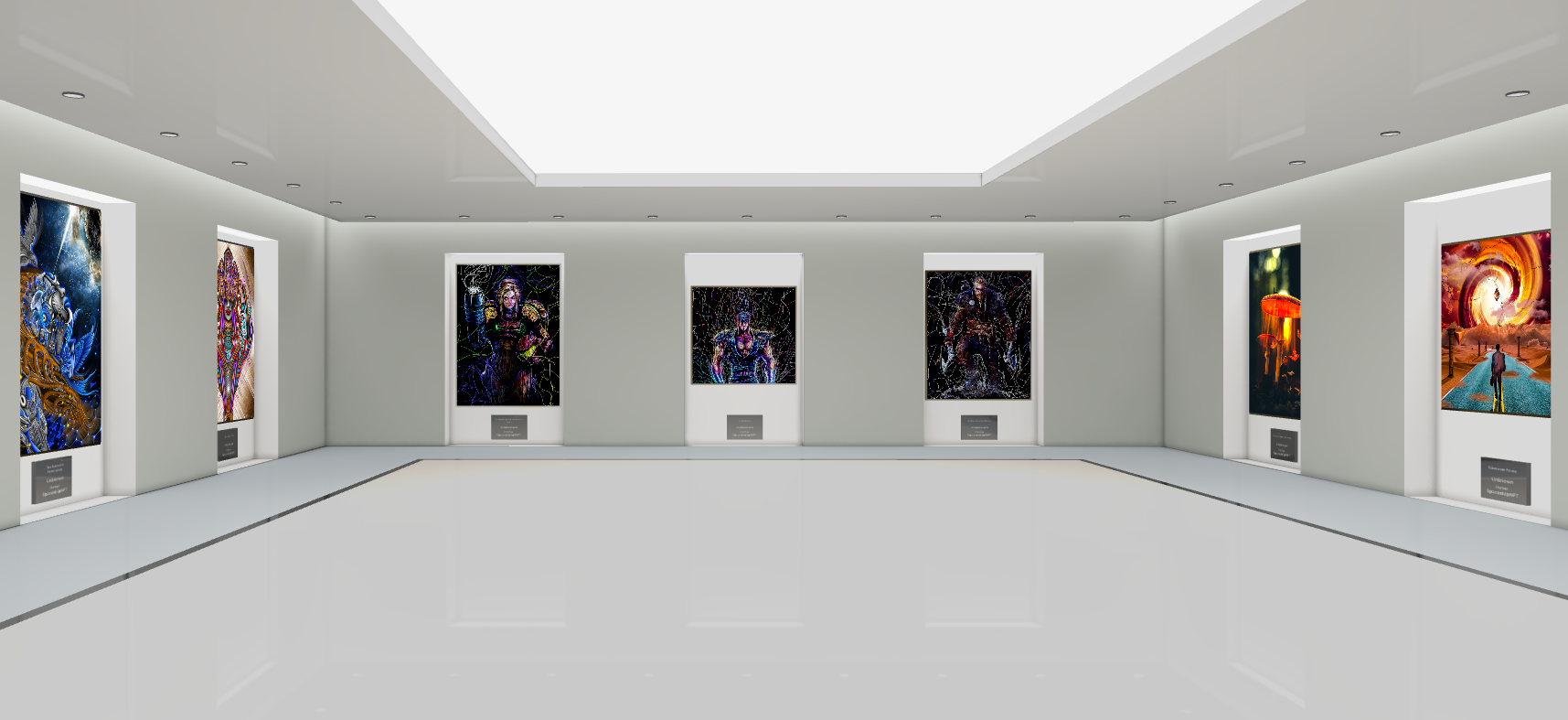 OnCyber Digital 3D Art Gallery